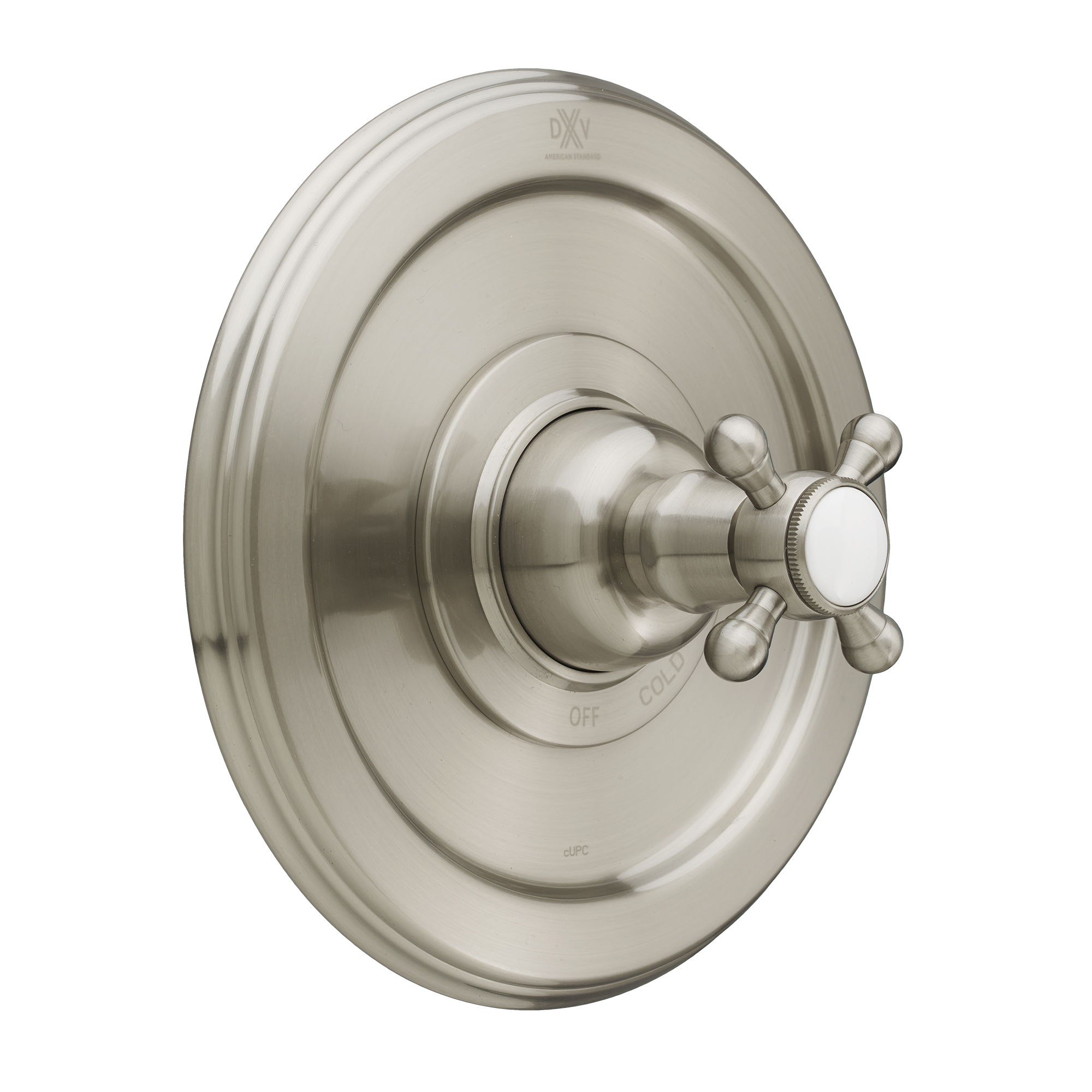 Ashbee Single Handle Pressure Balance Valve Trim Only with Cross Handle